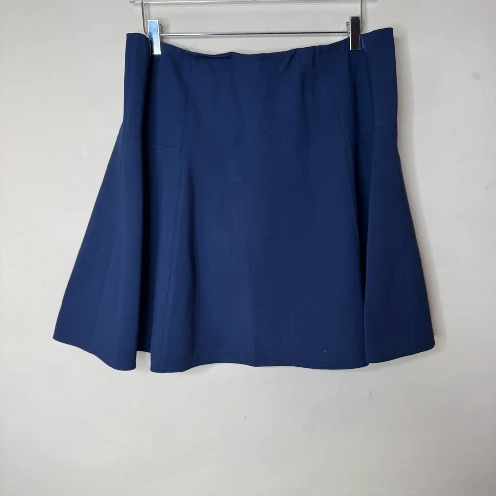 Lauren Ralph Lauren Women Sz 16 Navy Blue skater Skirt